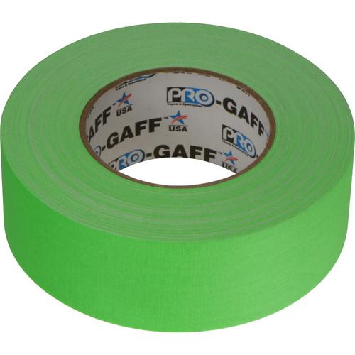 ProTapes Pro Gaffer Tape (2" x 50 yd, Fluorescent Green)