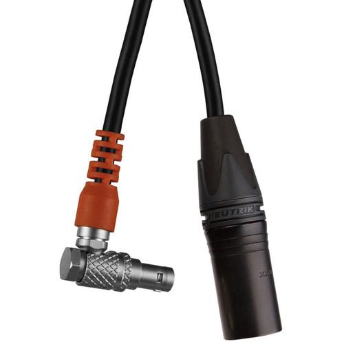 Teradek RT MDR.M Power Cable - 4pin XLR (s) to 2pin (r/a) (21in/53cm)