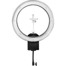 Nanlite Halo 19 Daylight 19" LED Ring Light with Cloth Diffuser and Camera Mount