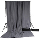 Savage Accent Muslin Background Kit (10 x 24', Gray)