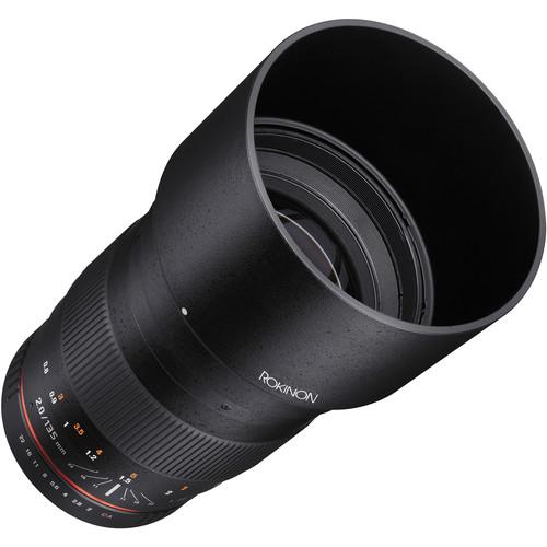 Rokinon 135mm f/2.0 Lens for Nikon F Mount with AE Chip