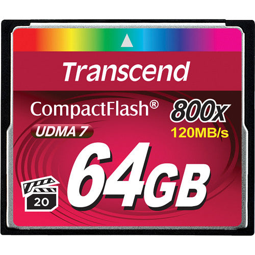 Transcend 64GB 800x CompactFlash Memory Card UDMA