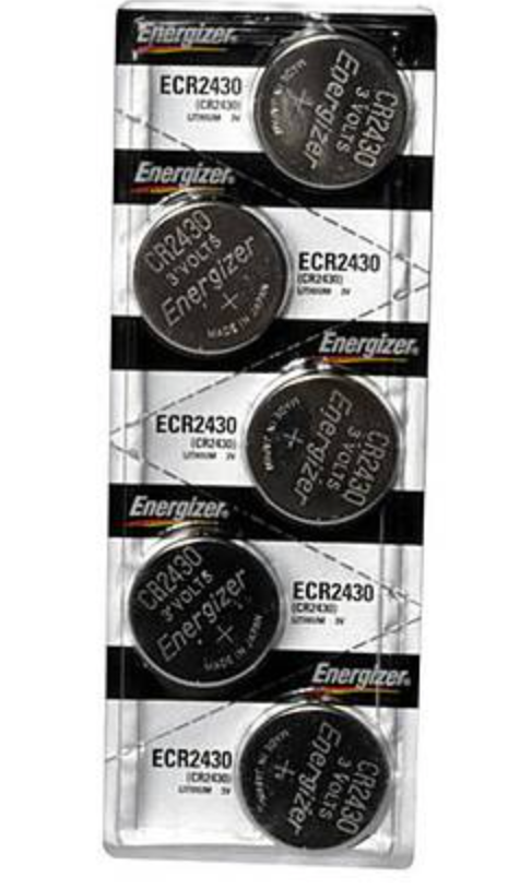 Energizer Photo Brand CR2430 Lithium Battery (sold by the battery)