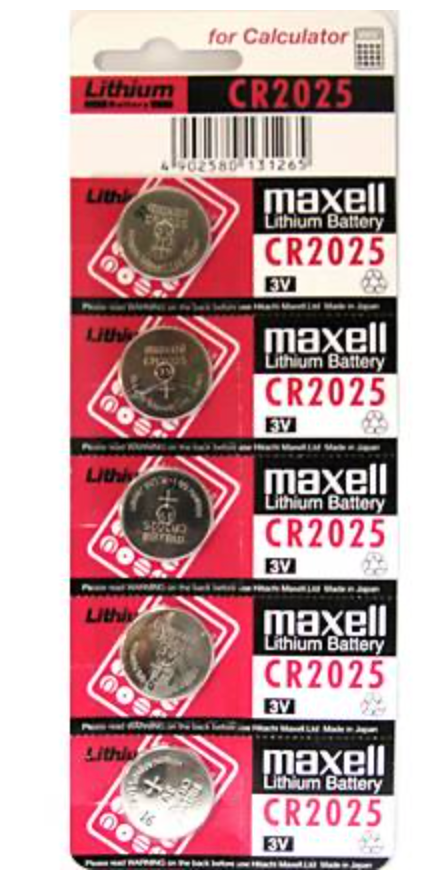 Maxwell Photo Brand CR2025 3.0v Lithium Battery (sold by the battery)