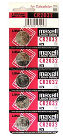 Maxwell Photo Brand CR2032 3.0v Lithium Battery (sold by the battery)