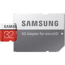 Samsung 32GB EVO Plus UHS-I microSDHC Memory Card with SD Adapter