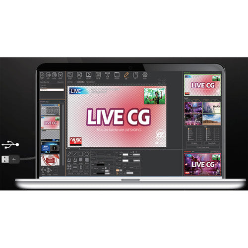 Lumantek ez-CGER HD Switcher & Graphic Mixer with ez-LiveSurface Control Surface