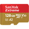 SanDisk 128GB Extreme UHS-I microSDXC Memory Card for mobile gaming