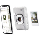 FUJIFILM INSTAX Mini LiPlay Hybrid Instant Camera (Stone White)