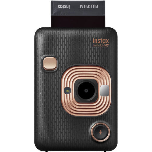 FUJIFILM INSTAX Mini LiPlay Hybrid Instant Camera (Elegant Black)