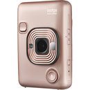 FUJIFILM INSTAX Mini LiPlay Hybrid Instant Camera (Blush Gold)