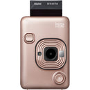 FUJIFILM INSTAX Mini LiPlay Hybrid Instant Camera (Blush Gold)