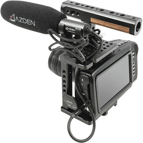 Azden SGM-250MX Mini-XLR Short Shotgun Microphone for Blackmagic Pocket Cinema (Shockmount, Phantom Only)