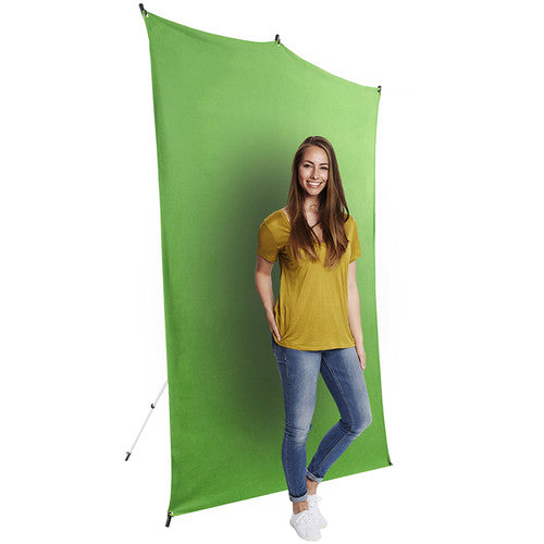 Savage Backdrop Extended Travel Kit (Chroma Green, 5 x 7')