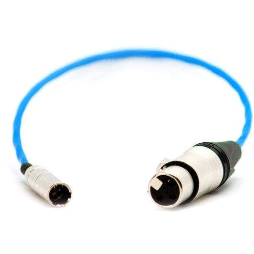 Kondor Blue Mini-XLR Male to XLR Female Audio Cable for BMPCC 6K & 4K (Blue, 16")