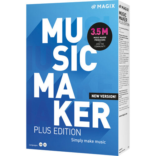 MAGIX Music Maker Plus Edition 2021 (100+ Site License, Download)