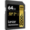 Lexar 64GB Professional 2000x UHS-II SDXC Memory Card