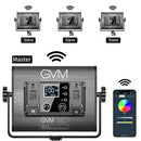 GVM RGB LED Studio Video Bi-Color Soft 1000D 3-Light Panel Kit