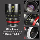 Meike FF-Prime Cine 105mm T2.1 Lens (E-Mount, Feet/Meters)