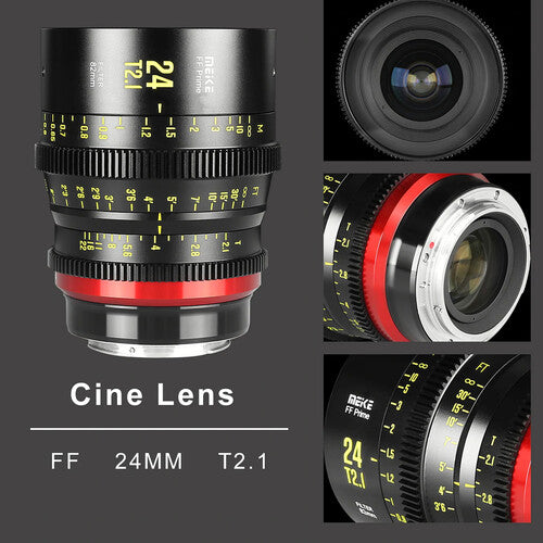 Meike FF Prime Cine 24mm T2.1 Lens (L Mount, Feet/Meters)