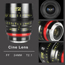 Meike FF Prime Cine 24mm T2.1 Lens (RF Mount, Feet/Meters)