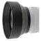 Kaiser 55mm 3-in-1 Rubber Lens Hood