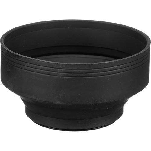 Kaiser 62mm 3-in-1 Rubber Lens Hood