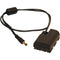 2.5mm Male Power Cable to Canon LP-E6 Type Dummy Battery (24", Non-Regulated) LP-E6 Powered Devices Indipro 