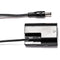 Indipro 2.5mm Male Power Cable to Canon LP-E6 Type Dummy Battery (24", Non-Regulated)