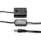 2.5mm Male Power Cable to Sony NP-FW50 Dummy Battery (24", Regulated) a7, a7s, & a7rii Indipro 