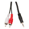 Blutec 6ft 3.5mm Stereo to RCA Stereo Cable, Male to Male