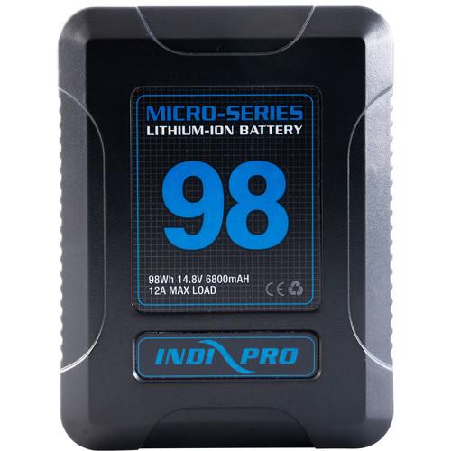 Indipro 2x Micro-Series 98Wh V-Mount Li-Ion Batteries and Dual Fusion V-Mount Charger Kit