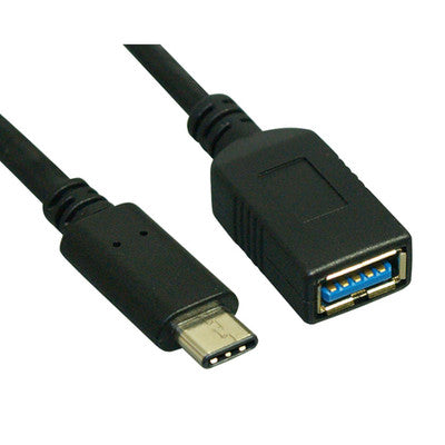 Blutec USB-C Male to USB-A Female, USB 3.1 / 5Gbit