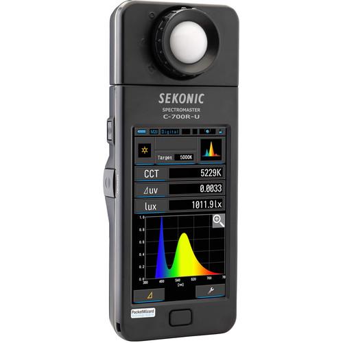 Sekonic C-700R-U Spectromaster Color and Illuminance Meter with Built in Pocket Wizard? Triggering