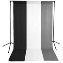 Savage Economy Background Support Stand with White, Black, and Gray Backdrops