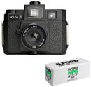 Holga 120GCFN Medium Format Film Camera with Ilford HP5 Plus Black and White Negative Film (120 Roll Film) Bundle