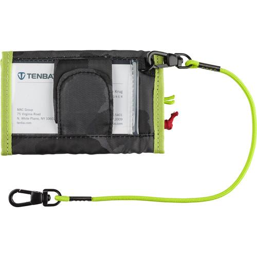 Tenba Tools Reload Universal Card Wallet (Black Camouflage/Lime)