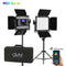 GVM 800D-RGB LED Studio 2-Video Light Kit