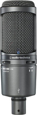 Audio-Technica AT2020USBPV Cardioid Condenser USB Microphone - Limited Edition Chrome