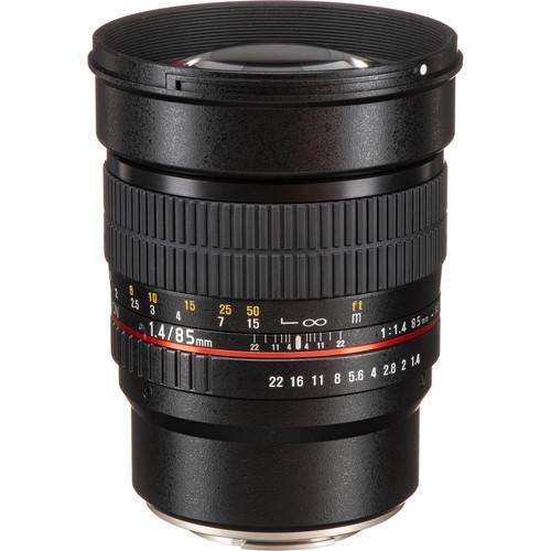 Rokinon 85mm f/1.4 AS IF UMC Lens for Fujifilm X Mount