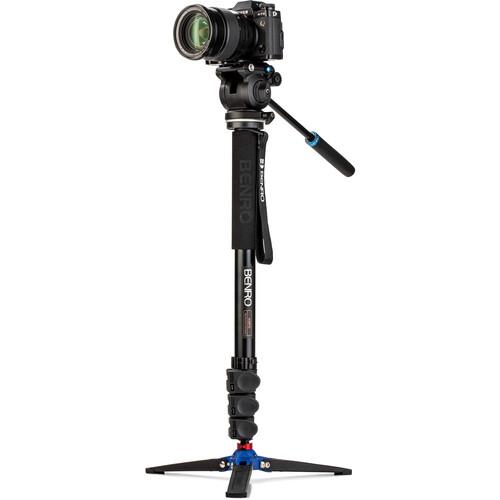 Benro Classic Video Monopod with S2 Pro Flat Base Video Head