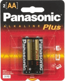 Panasonic Alkaline Plus AA 2 Pack Batteries