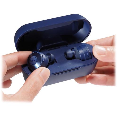 Audio-Technica ATH-CKS5TWBL Solid Bass Wireless In-Ear Headphones - Blue