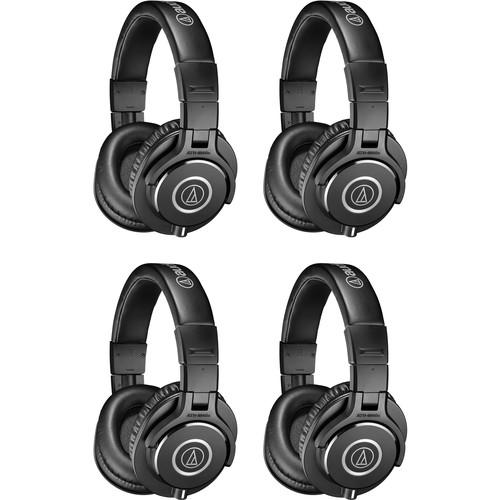 Audio-Technica ATH-PACK4 Professional Headphones Studio Pack - (1) ATH-M40x and (3) ATH-M20x