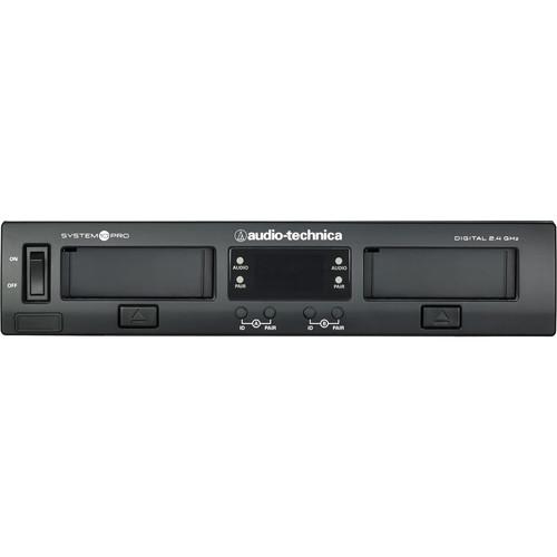 Audio-Technica ATW-1311 System 10 Pro Rackmount Digital Wireless with 2 BodypackTransmitters & 2 Receivers