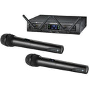 Audio-Technica ATW-1322 System 10 Pro Rackmount Digital Wireless with 2 Receiver Units & 2 Handheld/Tx Microphones