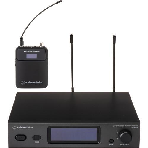 Audio Technica ATW-3211DE2 Wireless System with ATW-R3210 Receiver & ATW-T3201 Body-Pack Transmitter - 470-530 MHz