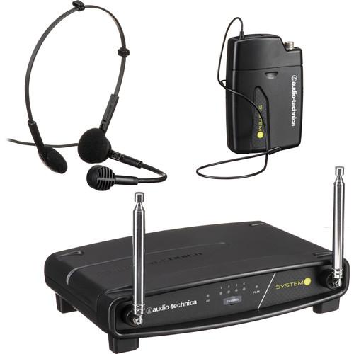 Audio-Technica ATW-901A-H System 9 VHF Wireless Unipak Mic System with a PRO 8HEcW Headworn Microphone