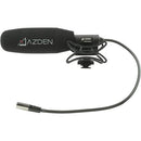 Azden SGM-250MX Mini-XLR Short Shotgun Microphone for Blackmagic Pocket Cinema (Shockmount, Phantom Only)