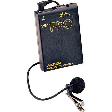 Azden WLT/PRO VHF Wireless Bodypack Transmitter with Omni Lavalier Mic (169 & 170 MHz)